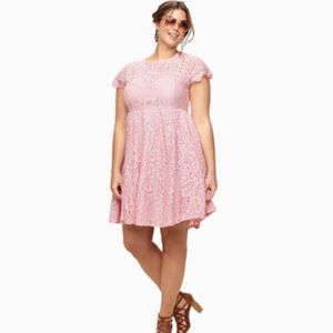 Loralette Illusion Lace Skater Dress